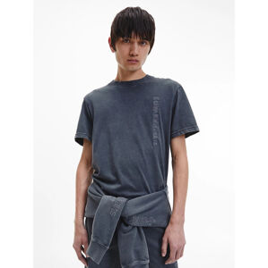 Calvin Klein pánské antracitové tričko - M (PT2)